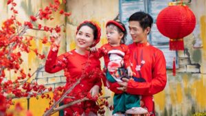 Cách chụp ảnh Tết gia đình đẹp bằng điện thoại