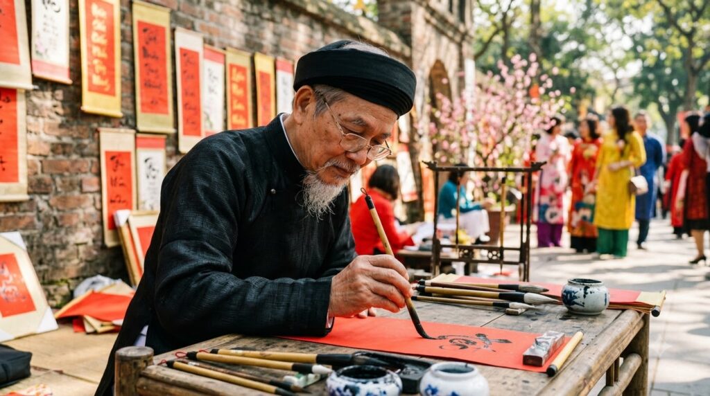 Hình ảnh ông đồ ngày Tết và nét đẹp xin chữ đầu xuân 1 Câu hỏi thường gặp về hình ảnh ông đồ ngày Tết